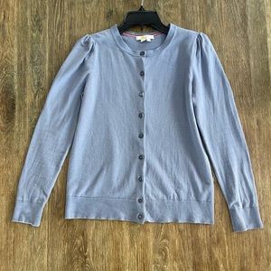 Boden periwinkle cardigan size medium.